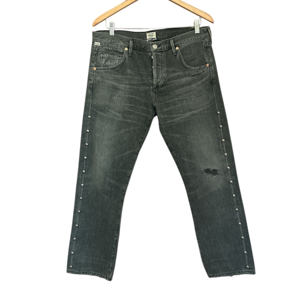 Citizens of Humanity Emerson Slim Boyfriend Distressed ButtonFly Jeans Size 29
